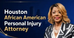Houston African American personal injury attorney Lanease D. Fuller helping an injury client